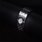 Luxury watch (YA112510): watch face angled view right zoomed out